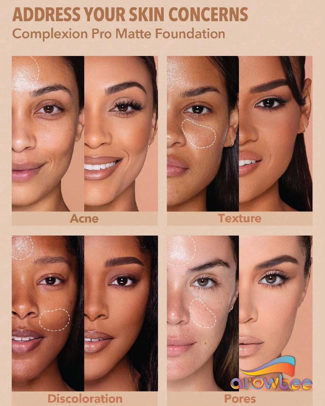 SHEGLAM Complexion Pro Long Lasting Breathable Matte Foundation
