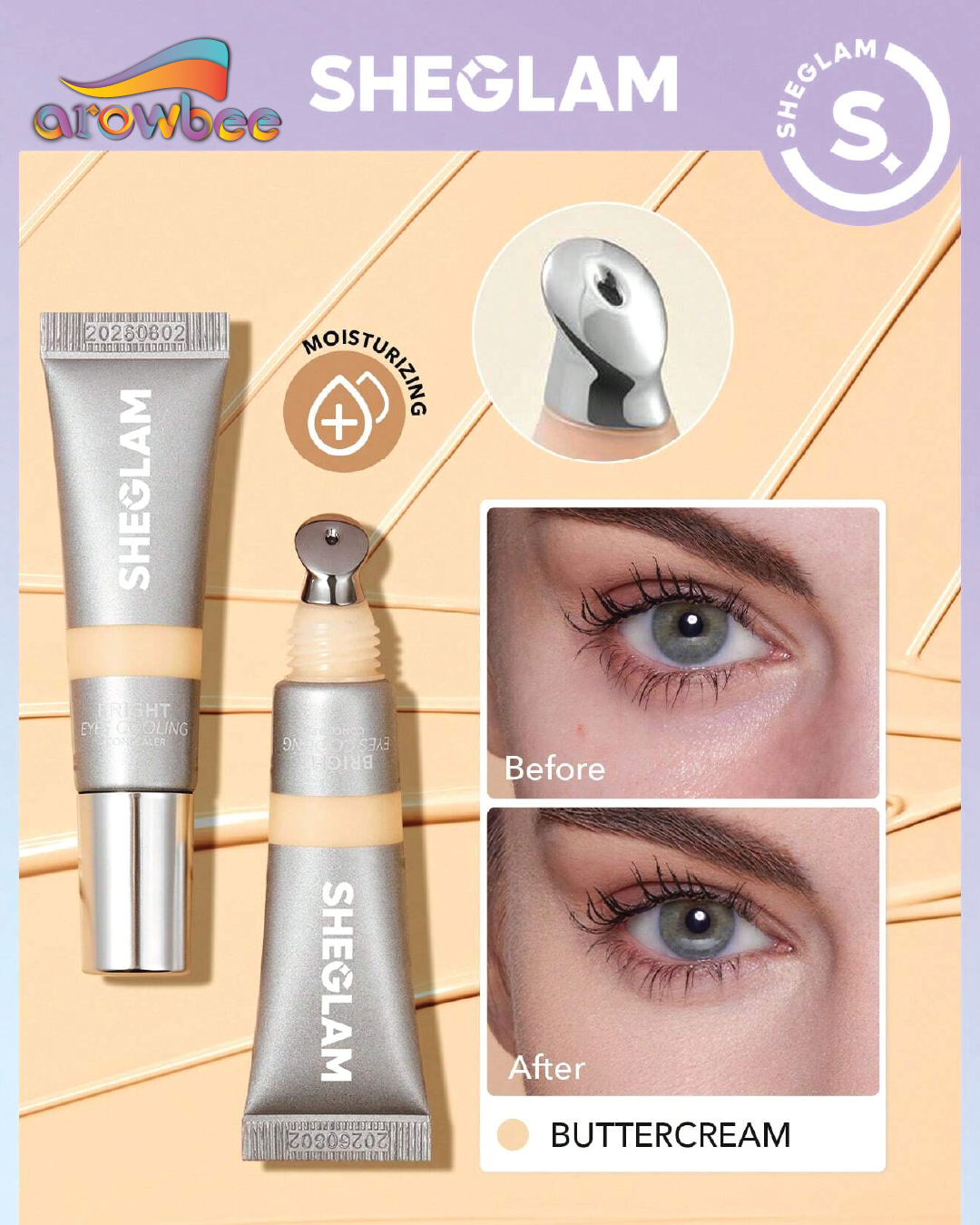 SHEGLAM Bright Eyes Cooling Concealer
