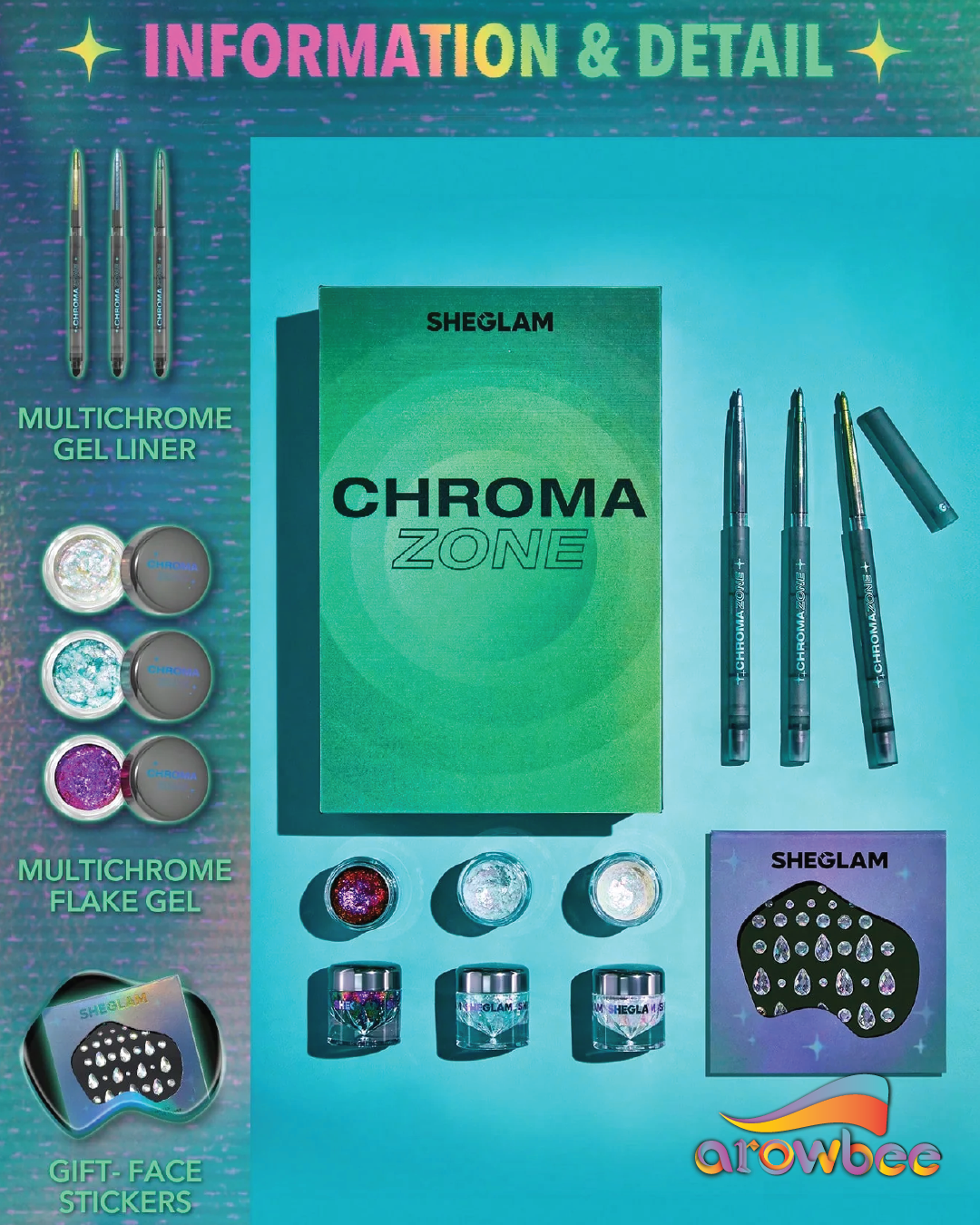 SHEGLAM Chroma Zone Full Collection Set