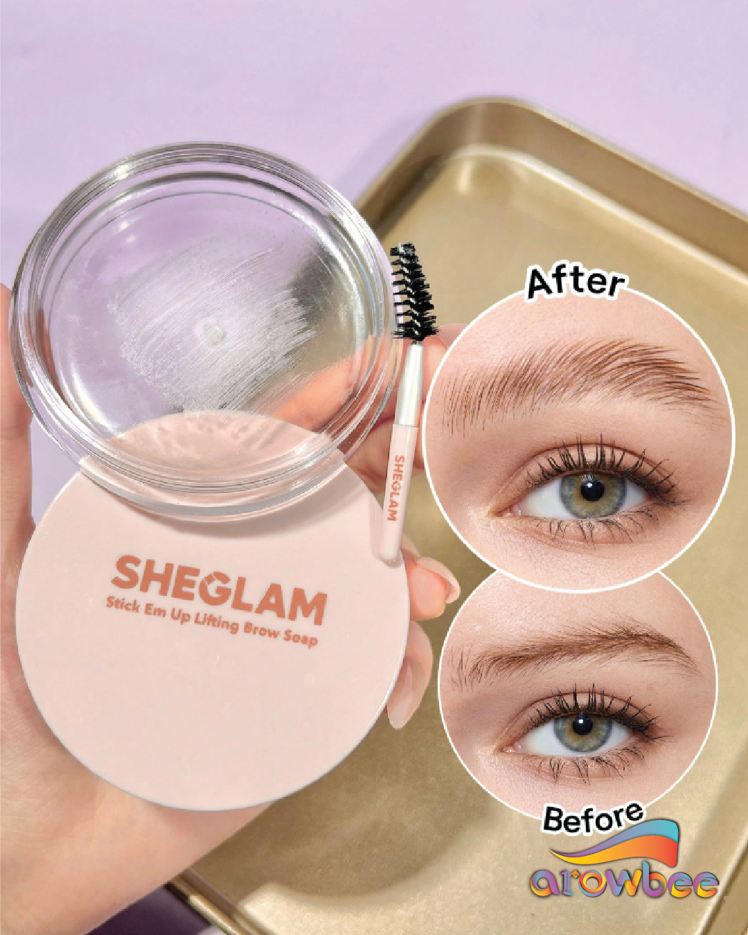 SHEGLAM Stick Em Up Lifting Brow Soap