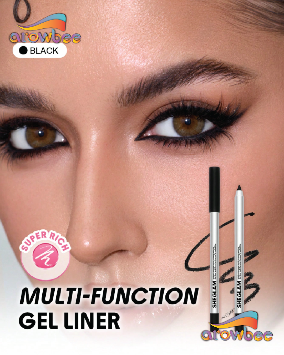 SHEGLAM Boldline Longwear Multi-Function Gel Liner