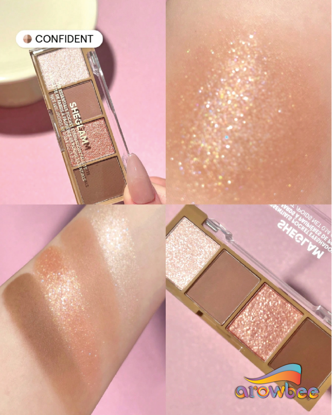 SHEGLAM The Essentials Pocket Eyeshadow Palette