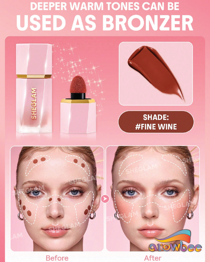 SHEGLAM Color Bloom Liquid Blush Matte Finish