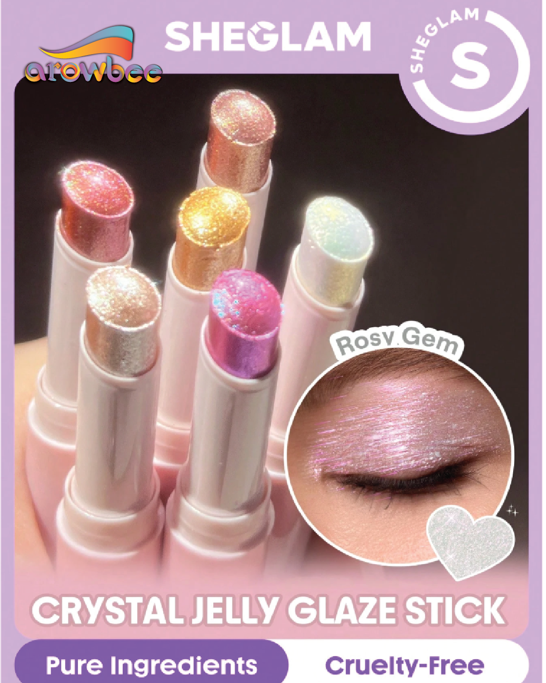 SHEGLAM Crystal Jelly Glaze Stick