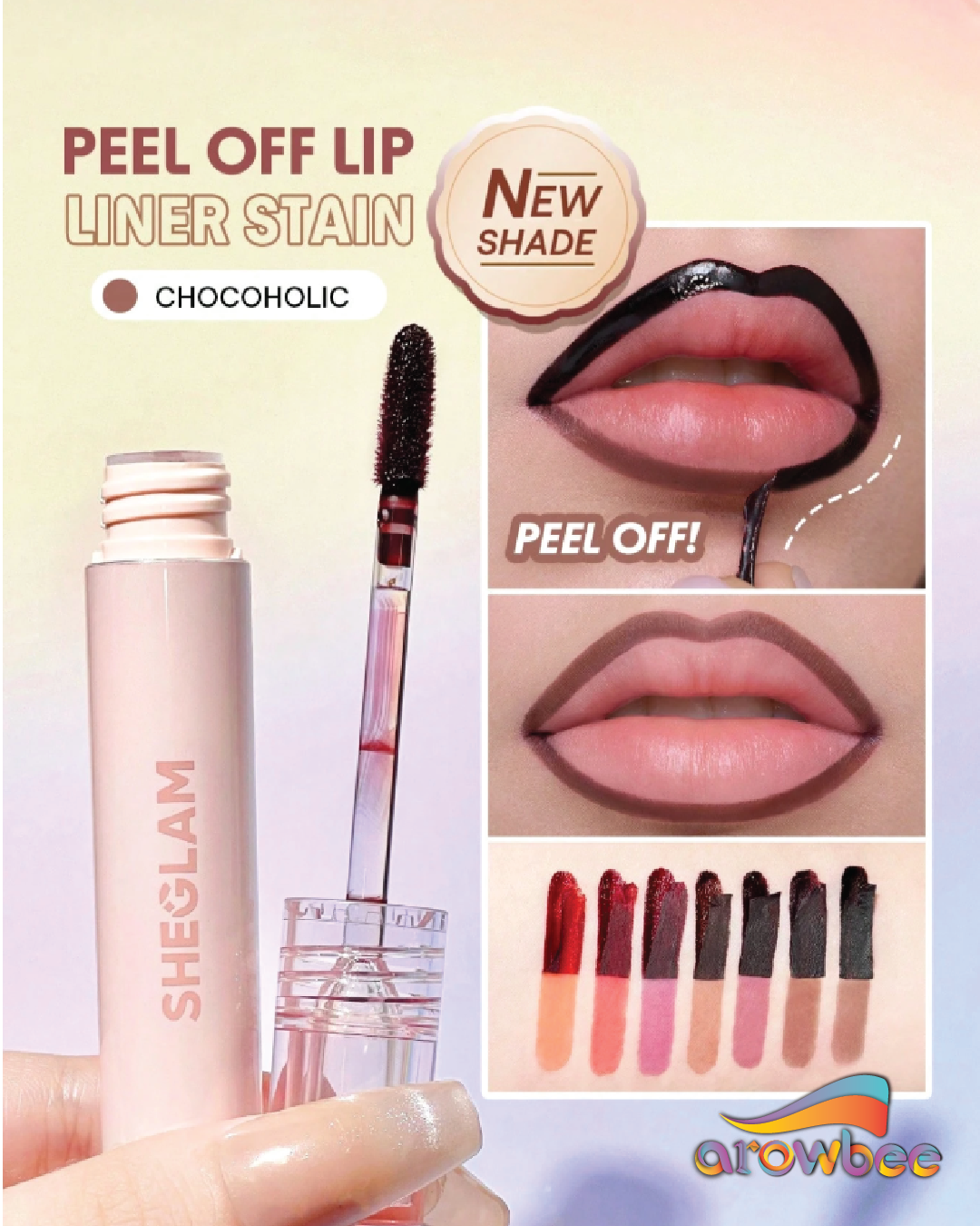 SHEGLAM Fall In Line Peel Off Lip Liner Stain