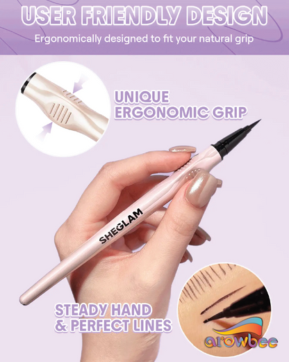 SHEGLAM Glide Control Liquid Eyeliner-Matte Black