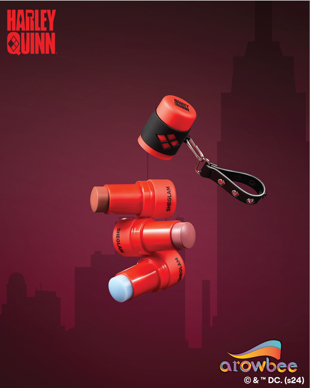 Harley Quinn X SHEGLAM Mischief Mallet Blush Stick