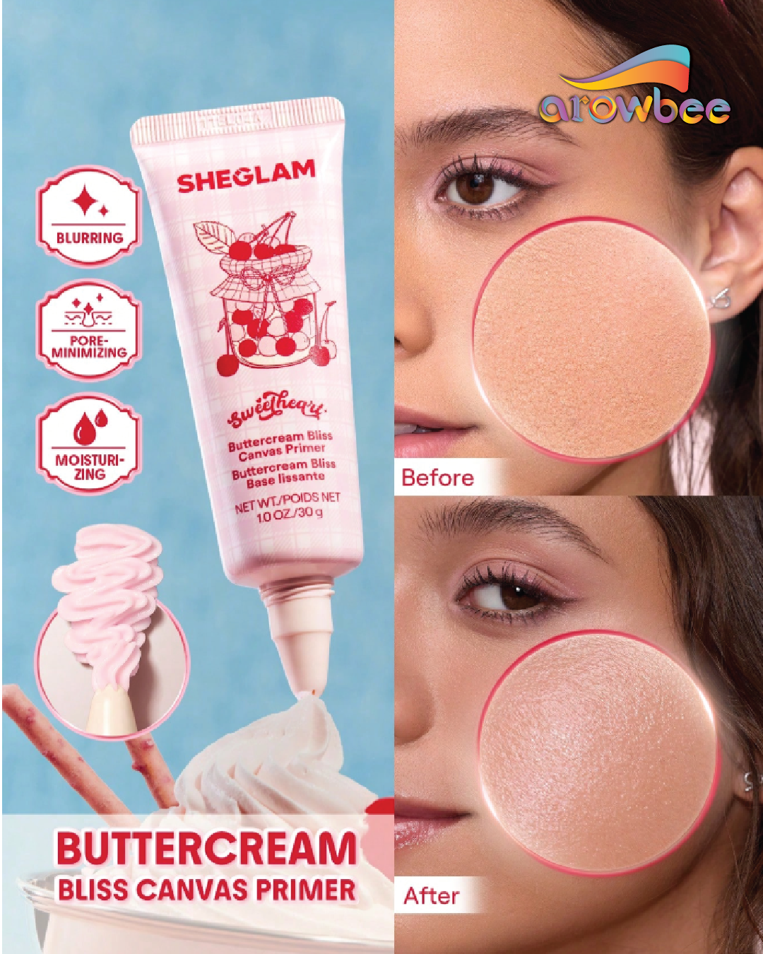 SHEGLAM Buttercream Bliss Canvas Primer