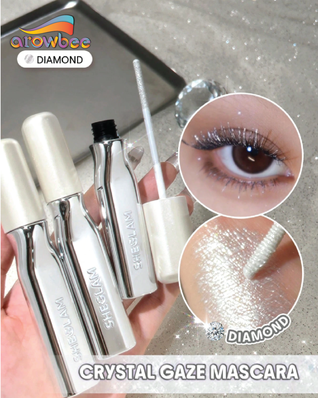 SHEGLAM Crystal Gaze Glitter Mascara