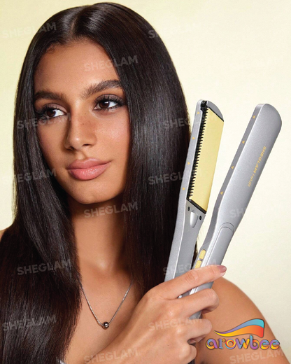 SHEGLAM HAIR Sleek Chic Wide Glide Straightener