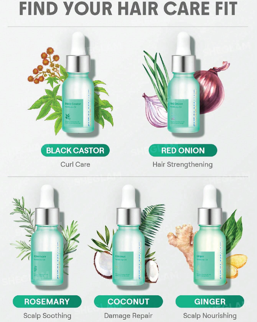 SHEGLAM HAIR Coconut Hair & Scalp Oil-15ml