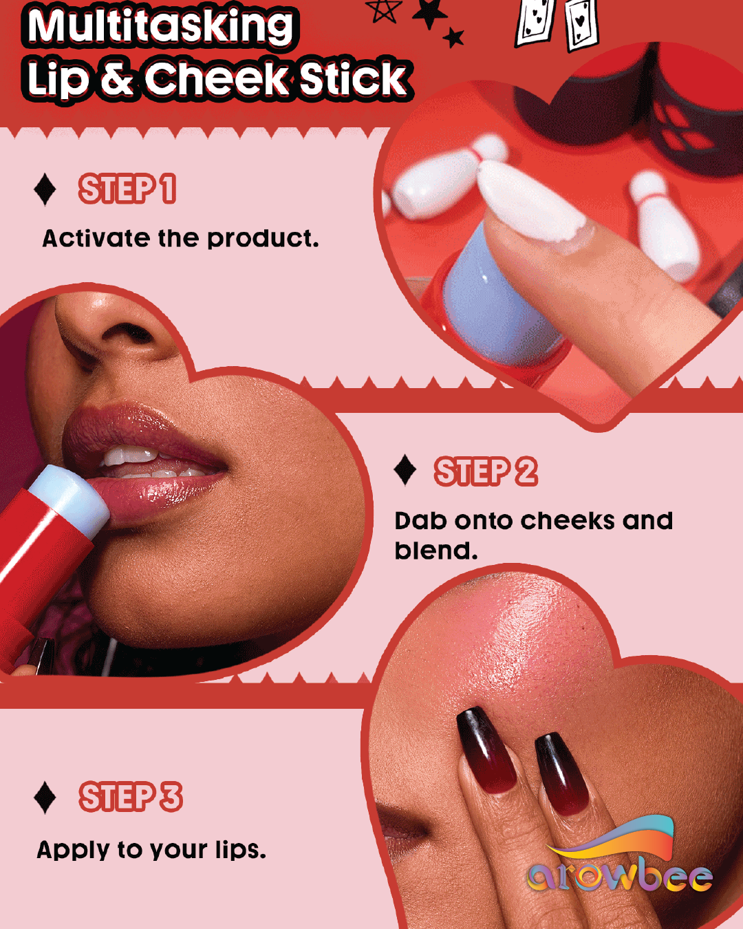 Harley Quinn X SHEGLAM Mischief Mallet Blush Stick