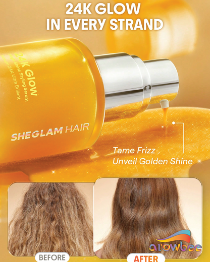 SHEGLAM HAIR 24K Glow High Shine Styling Serum