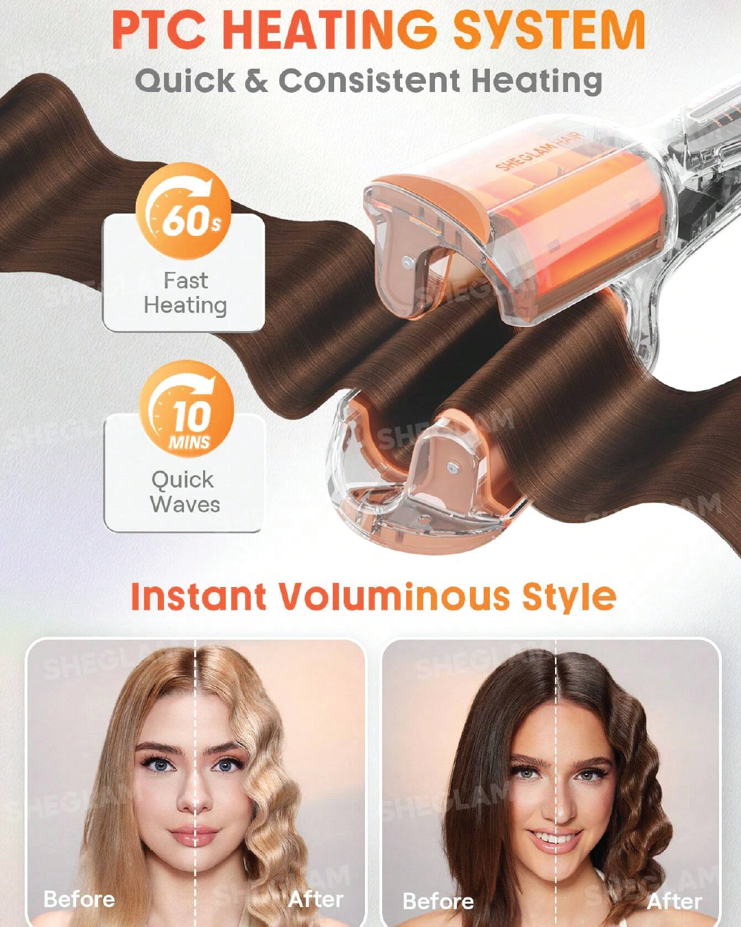 SHEGLAM HAIR Beach Babe Hair Waver