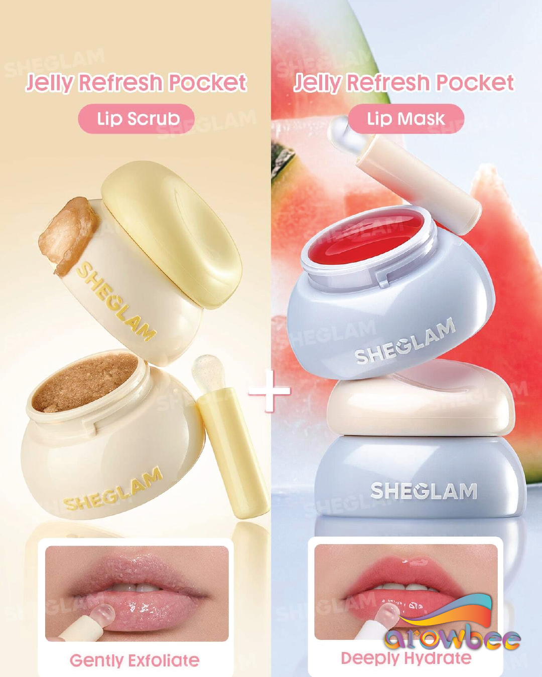 SHEGLAM Jelly Refresh Pocket Lip Scrub