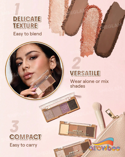 SHEGLAM The Essentials Pocket Eyeshadow Palette