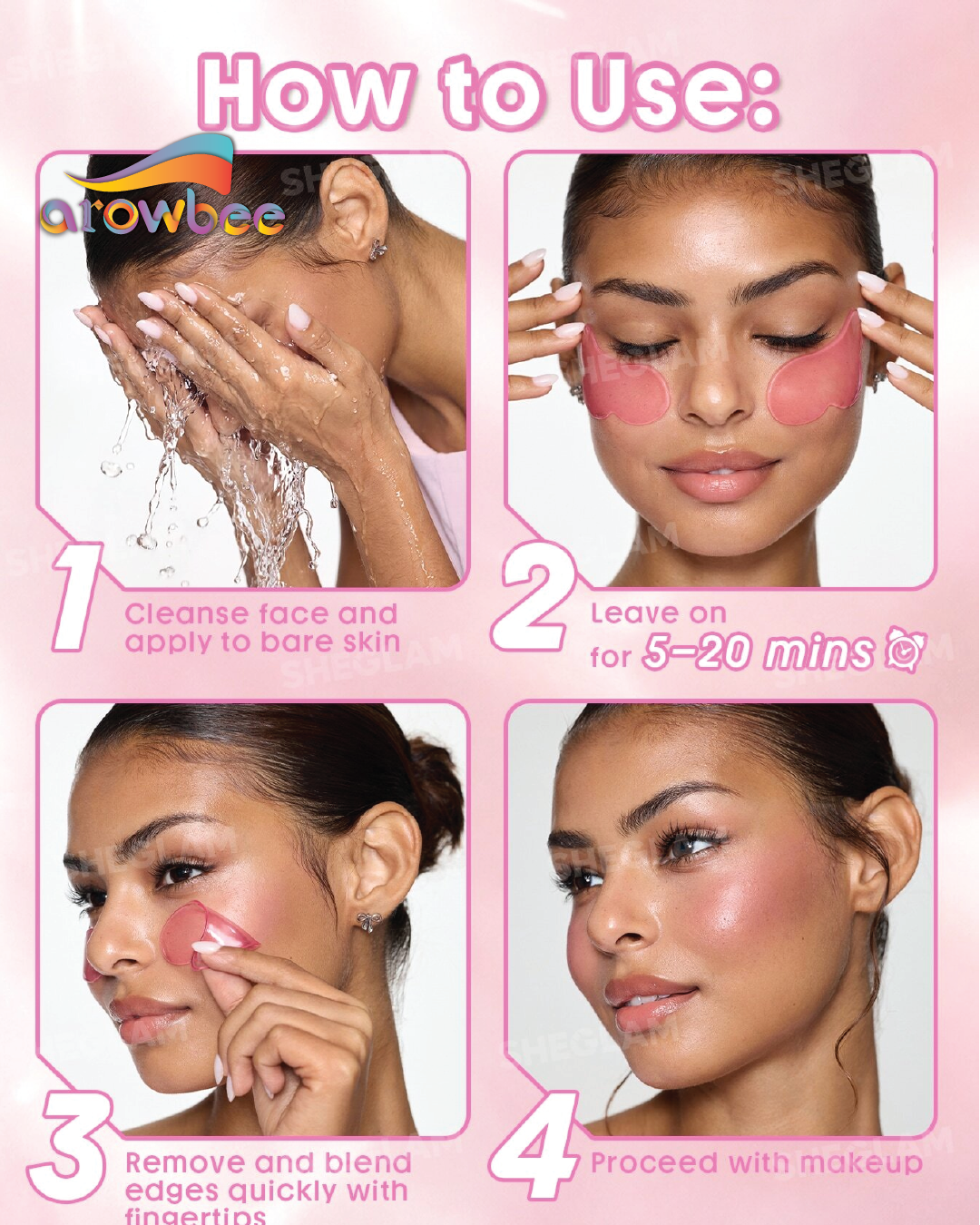 SHEGLAM Jelly Flush Blush Stain Patches