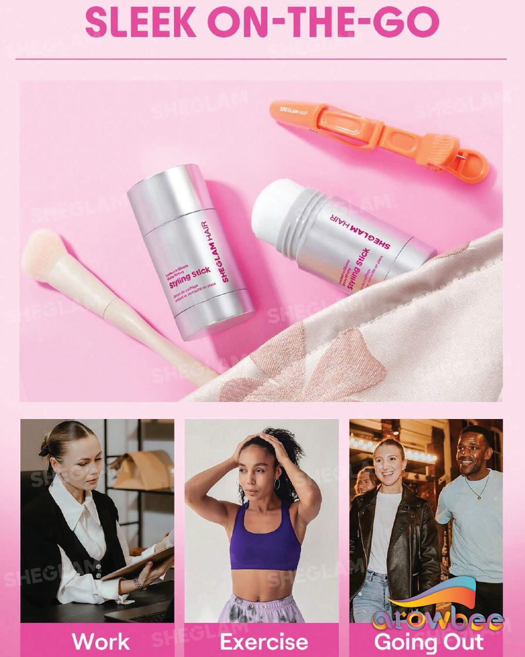 SHEGLAM Locked in Glossy Shine Strong Styling Stick - 30g
