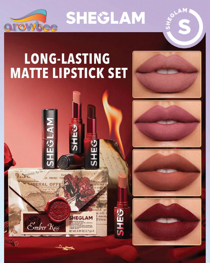 SHEGLAM Dynamatte Boom Long-Lasting Matte Lipstick Set