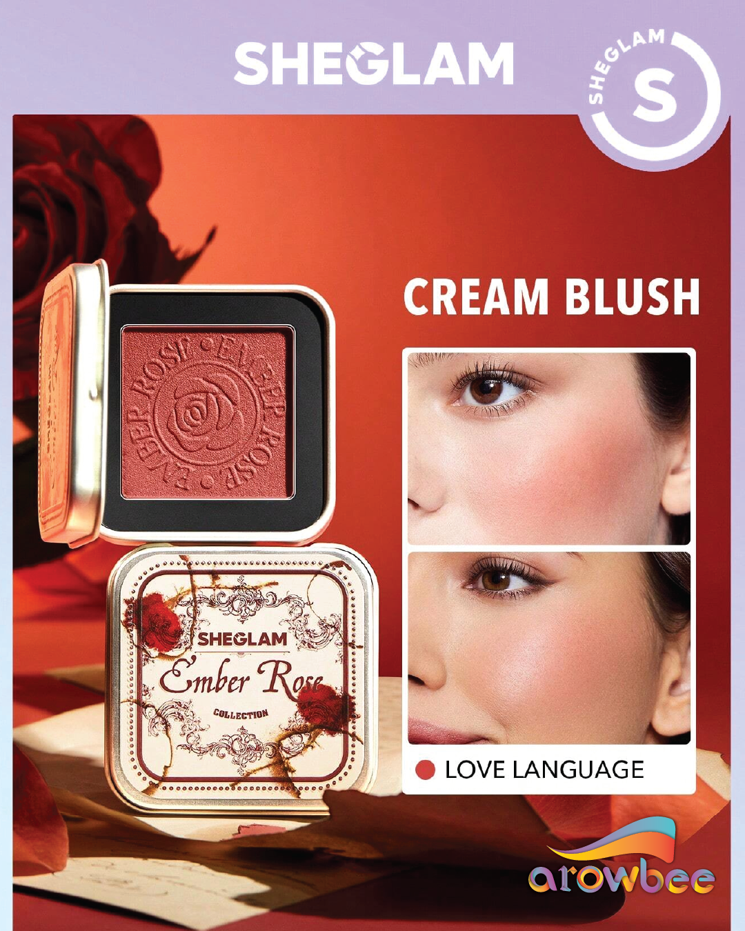 SHEGLAM Ember Rose Eternal Flame Cream Blush