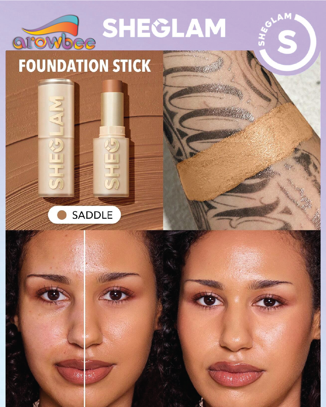 SHEGLAM Skin Magnet High Coverage Foundation Stick
