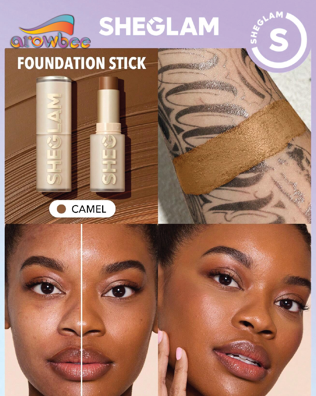 SHEGLAM Skin Magnet High Coverage Foundation Stick