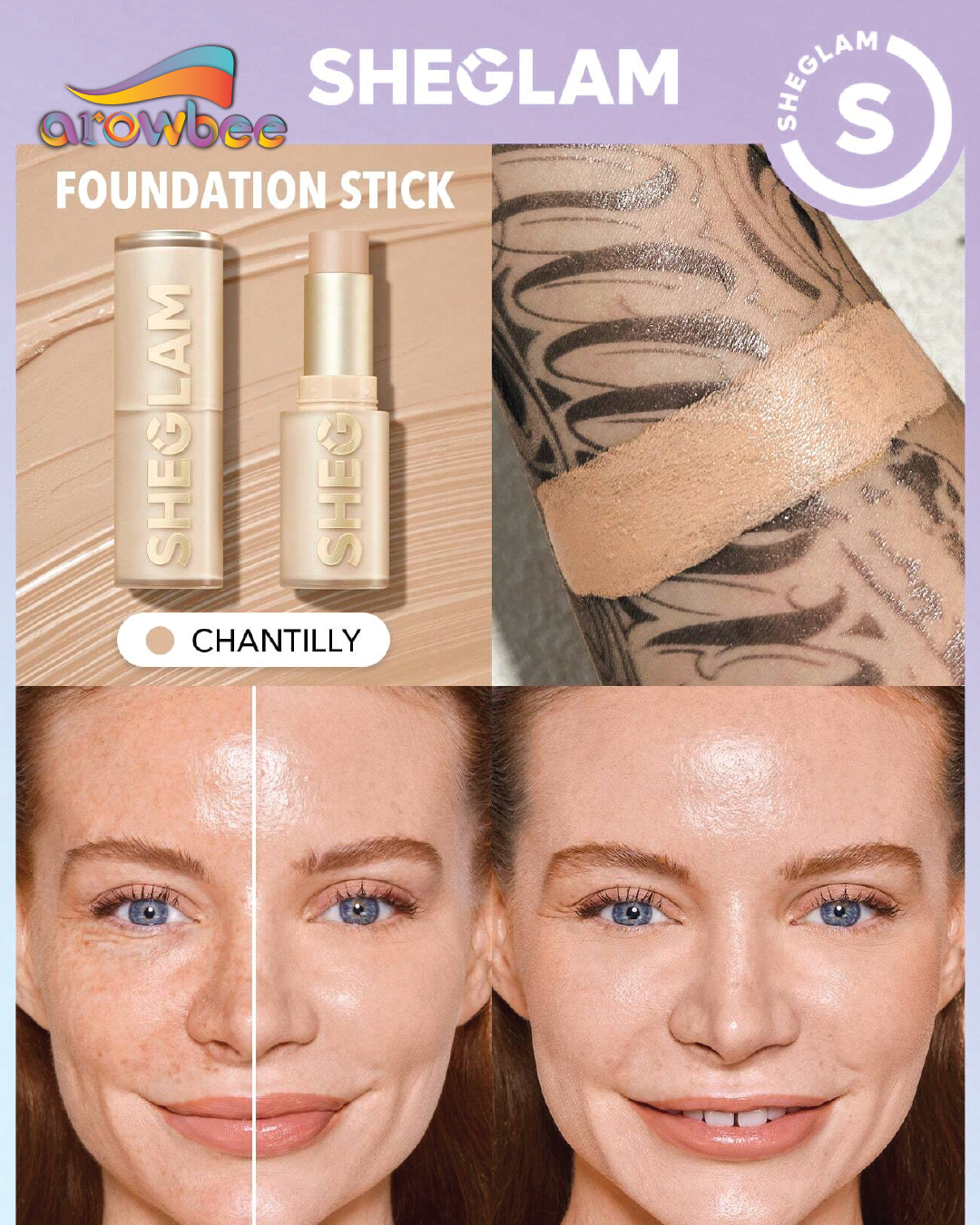 SHEGLAM Skin Magnet High Coverage Foundation Stick