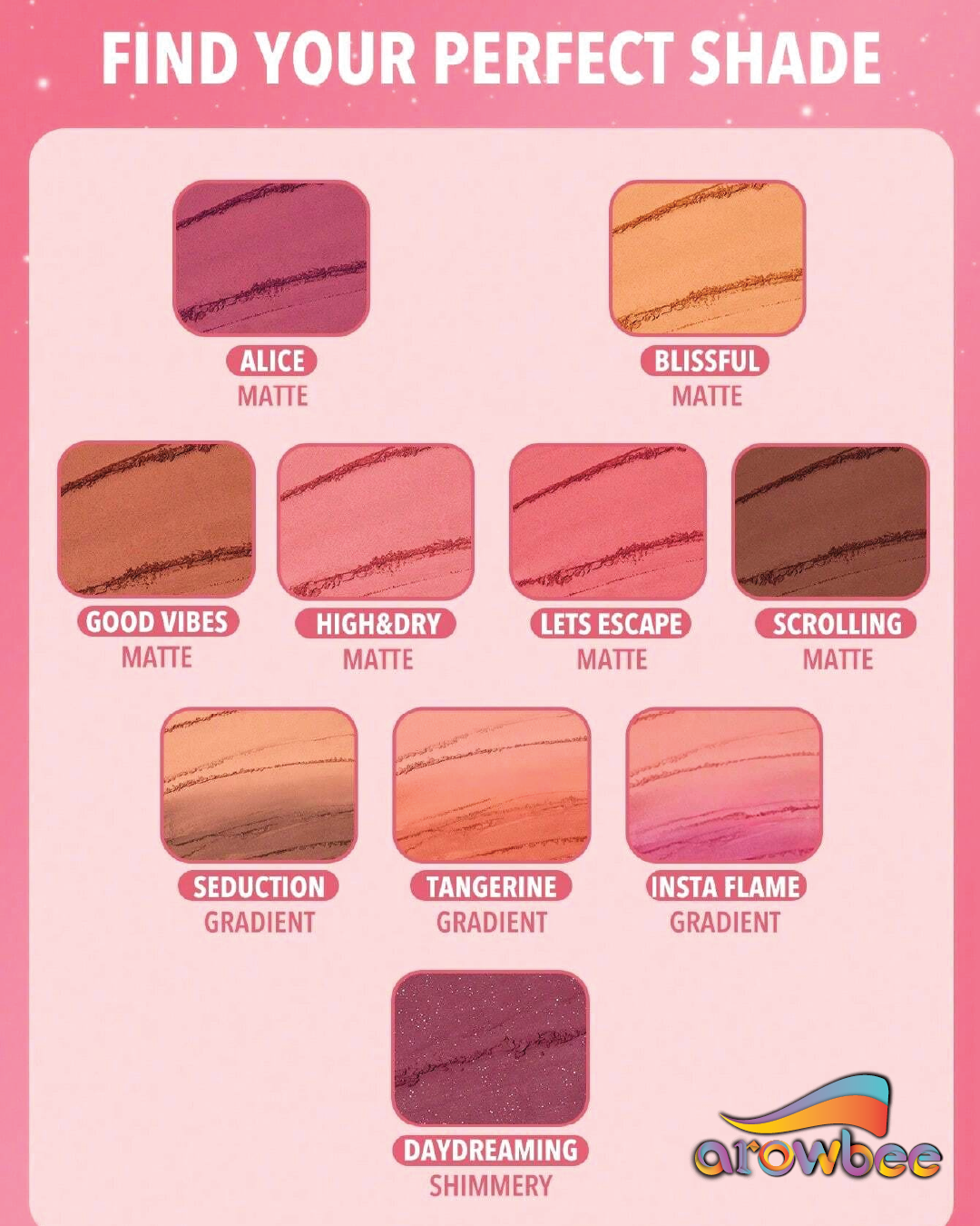 SHEGLAM Lightweight Matte Blush