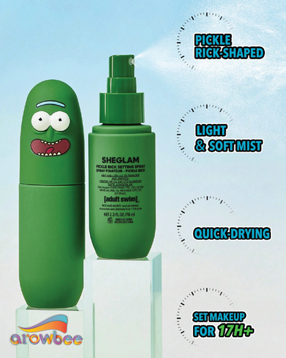 Rick and Morty X SHEGLAM Pickle Rick Setting Spray