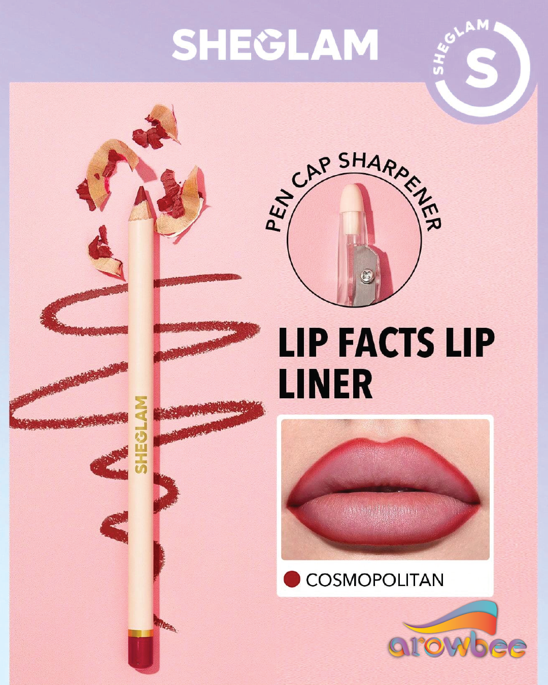 SHEGLAM Lip Facts Lip Liner