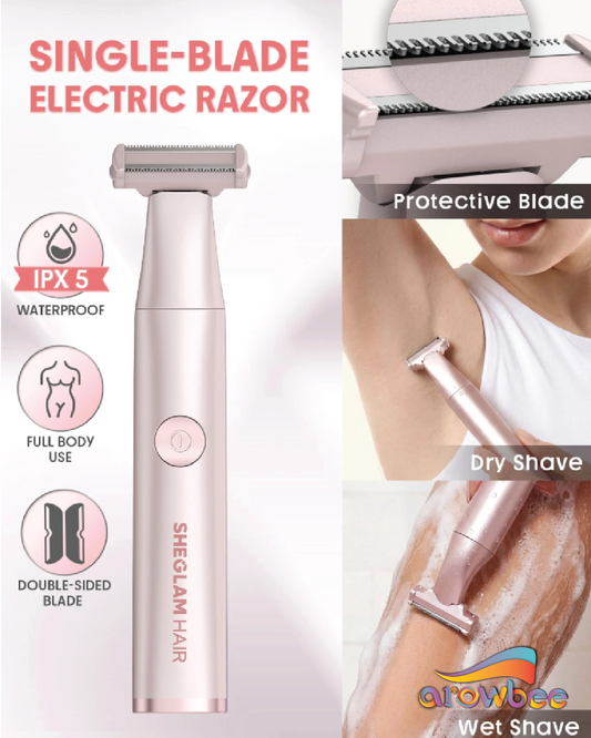 SHEGLAM HAIR Smooth Moves Single-Blade Electric Razor