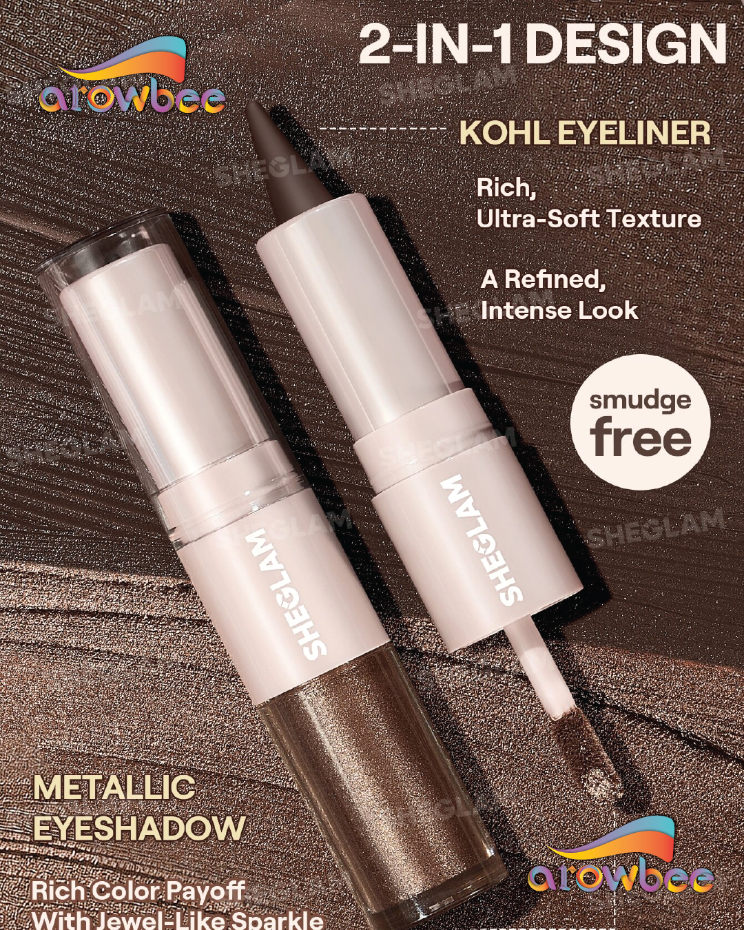 SHEGLAM Spark Switch Kohl Liner & Shadow Duo