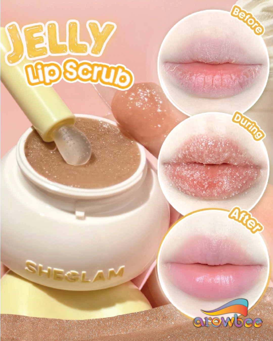 SHEGLAM Jelly Refresh Pocket Lip Scrub