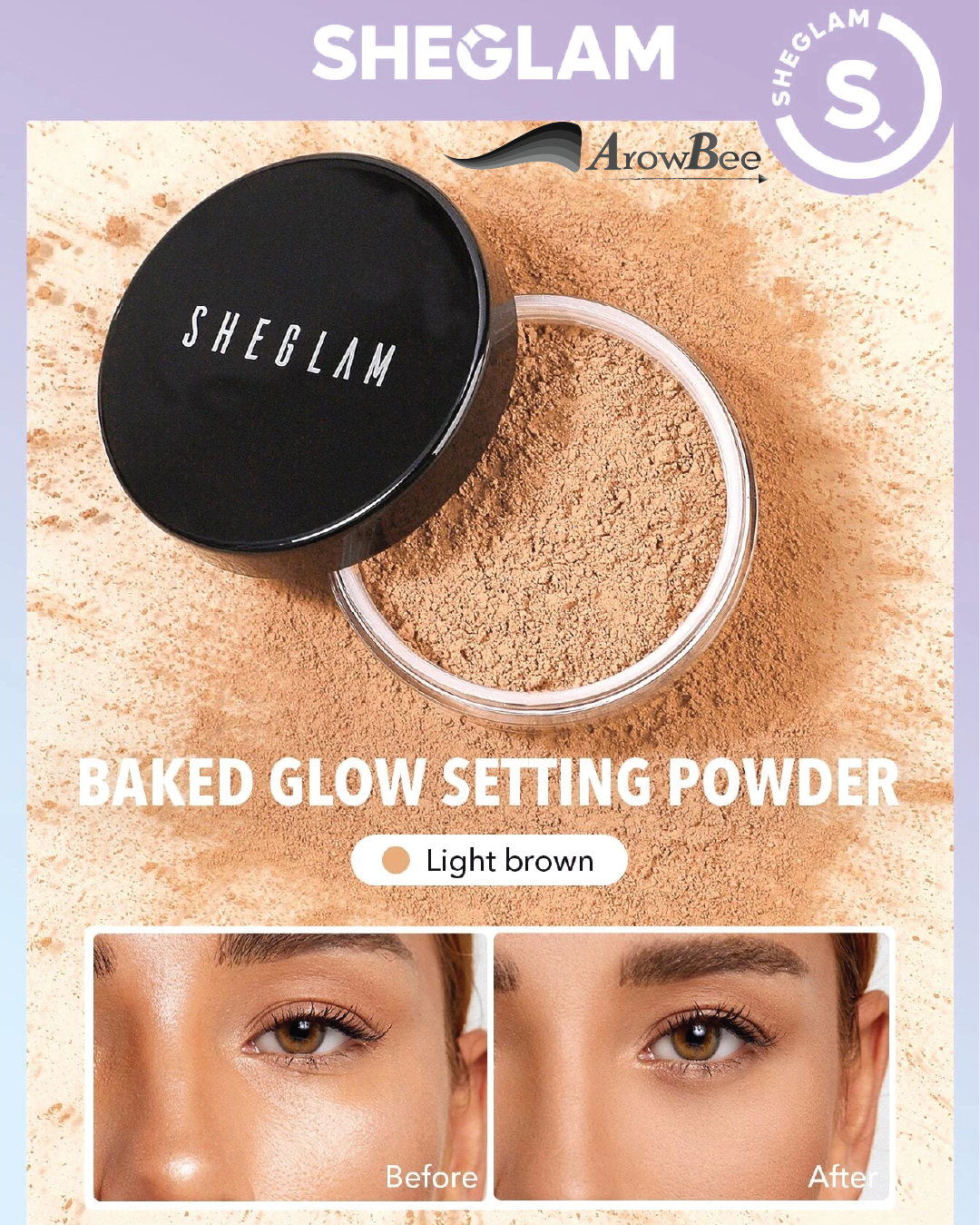 SHEGLAM Baked Glow Setting Powder