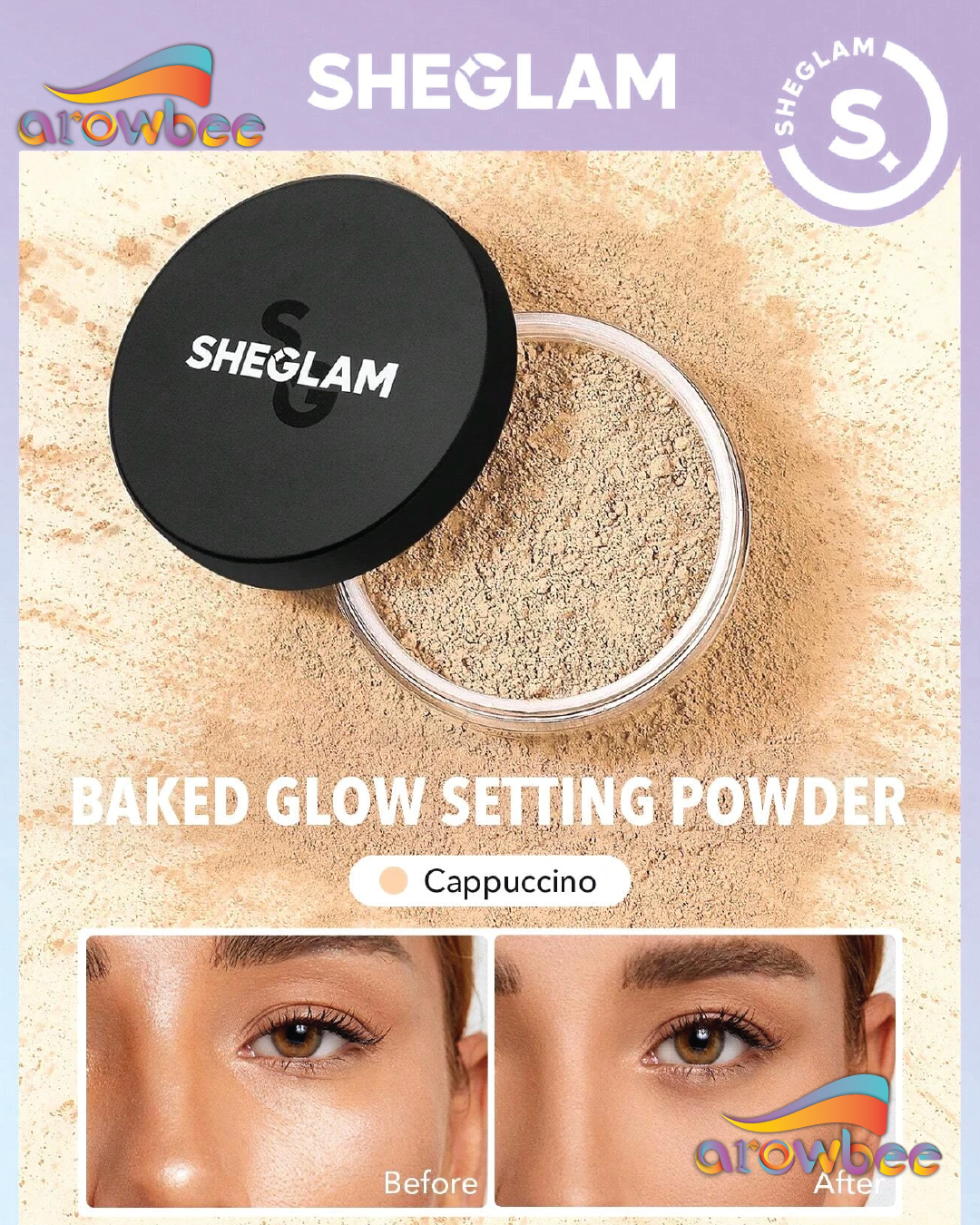 SHEGLAM Baked Glow Setting Powder